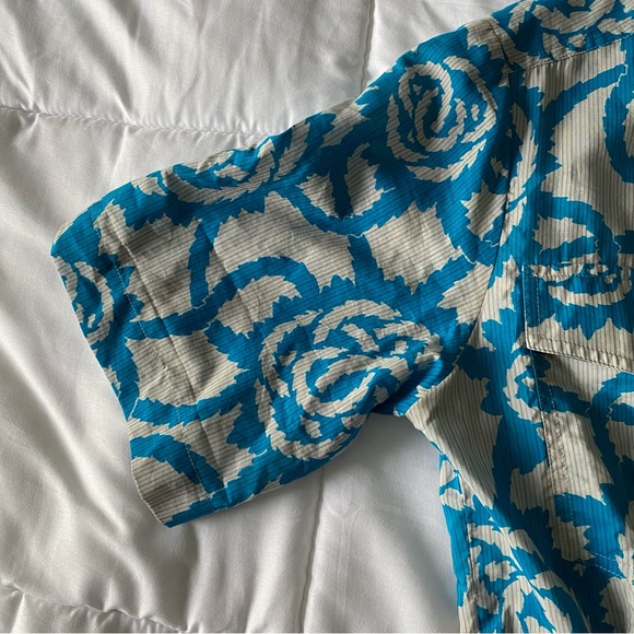 Dries Van Noten Blue Nautical A Line Buttoned Dress - Picture 7 of 10